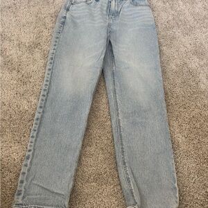 American Age Light Wash Straight-Leg Jeans